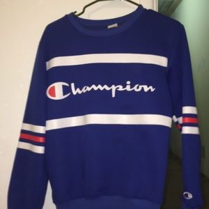 Champion blue sweater